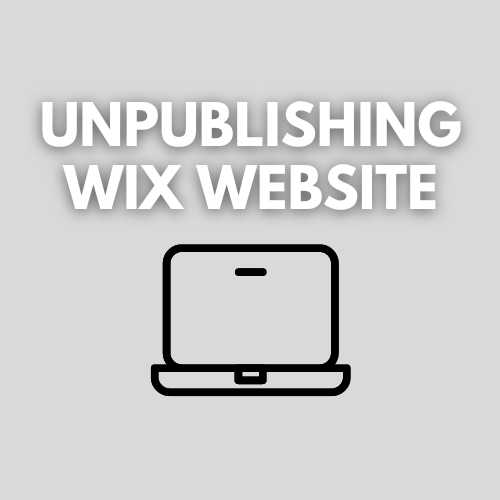 How to Unpublish Your Wix Site
